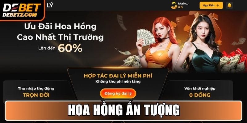 Đại Lý DEBET - Cơ Hội Hợp Tác Sinh Lời Bền Vững Cho Đối Tác 2 Hoa hồng ấn tượng