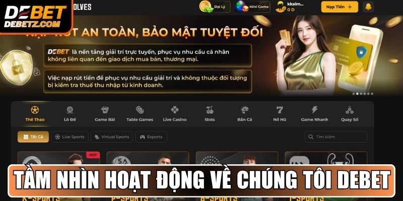 Về Chúng Tôi DEBET 2 Tầm nhìn hoạt động về chúng tôi DEBET